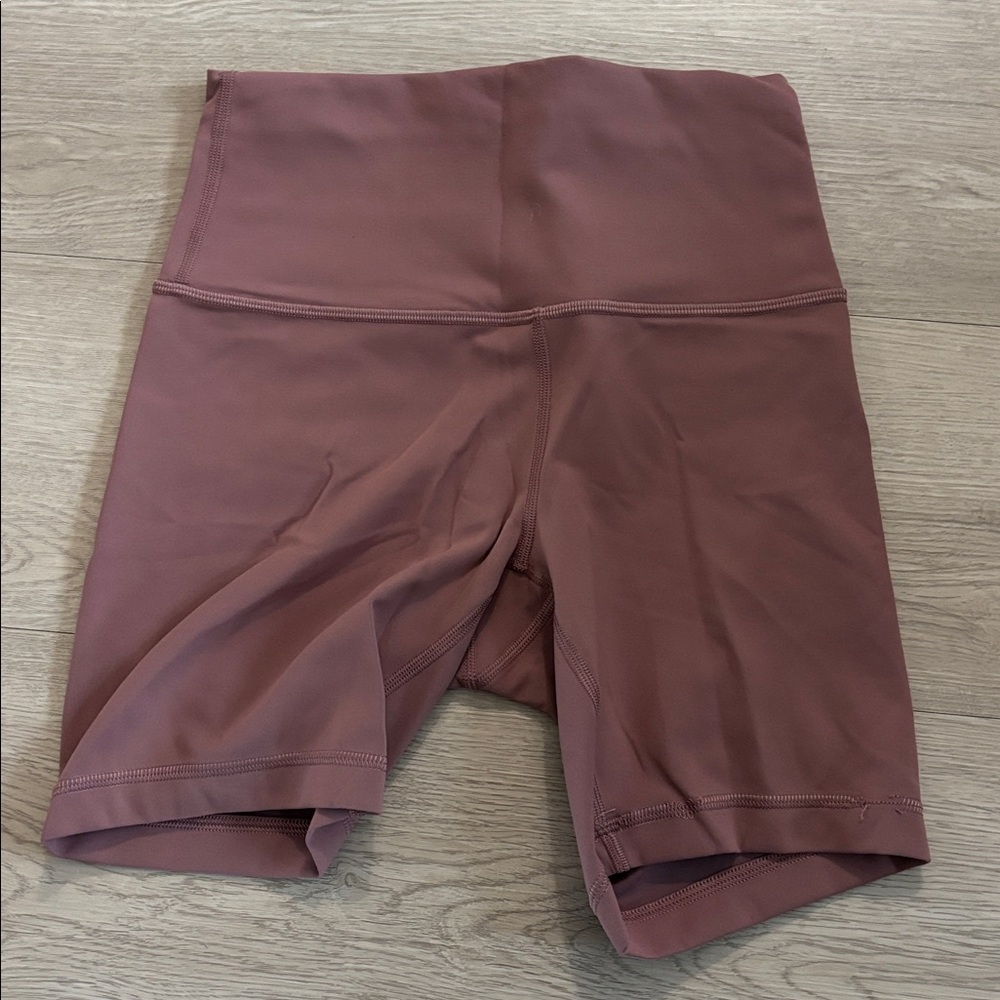 NWOT lululemon wunder train bike shorts 6in sz6